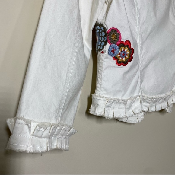 Moschino Jean Floral Embroidery Boho Jacket - Picture 9 of 11